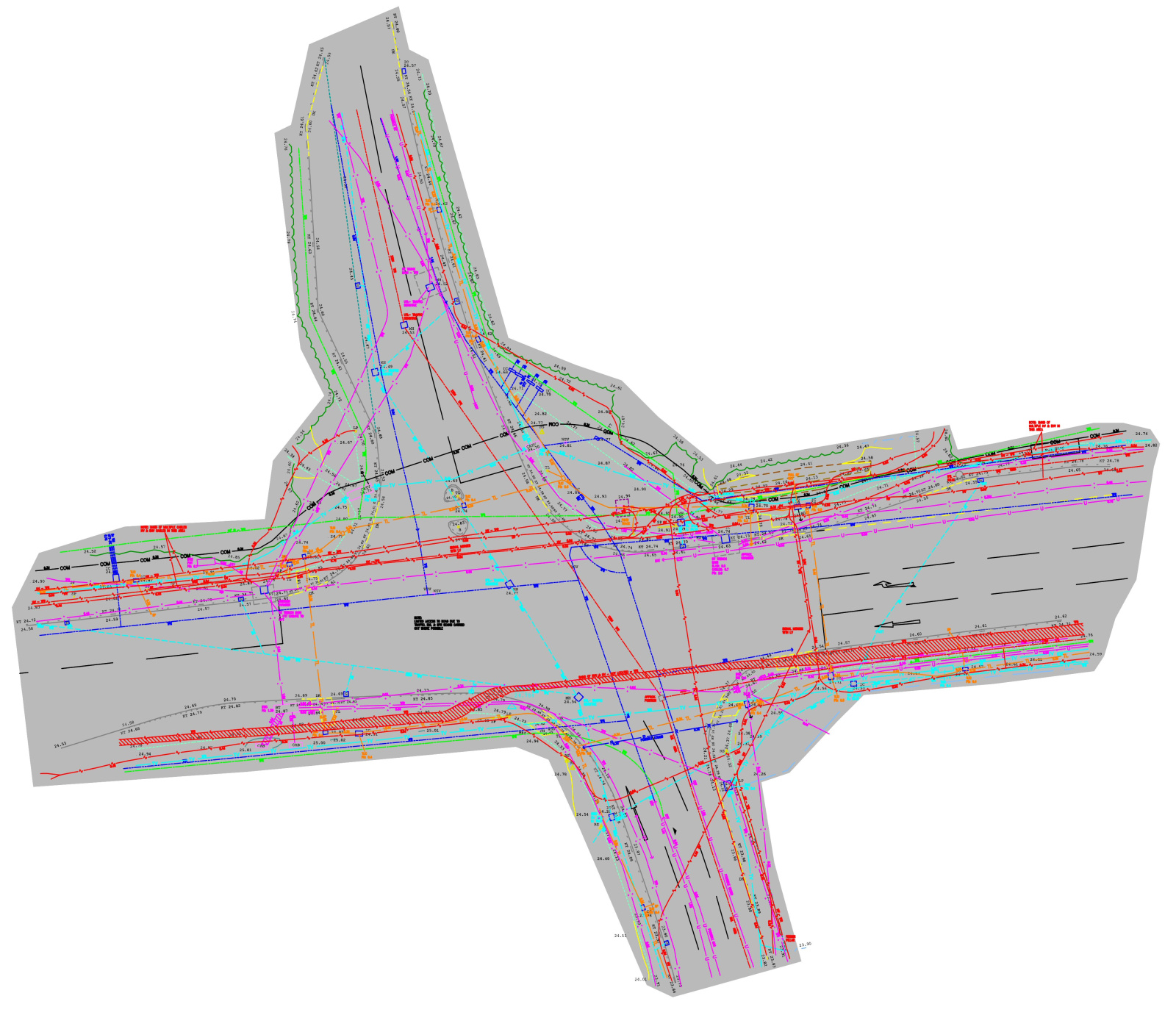 Highway Survey PAs128 london surrey sussex