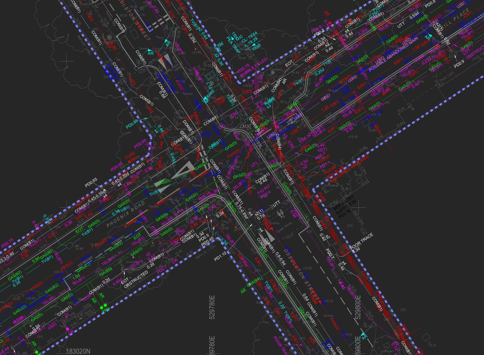 Underground Utility Mapping london surrey sussex