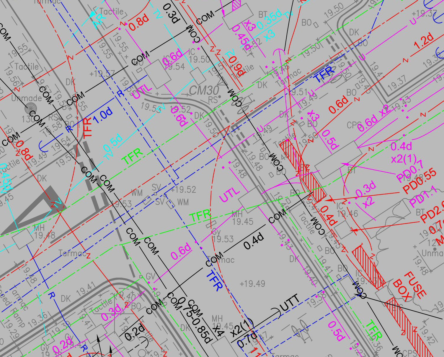 PAS128 Utility Surveys london surrey sussex